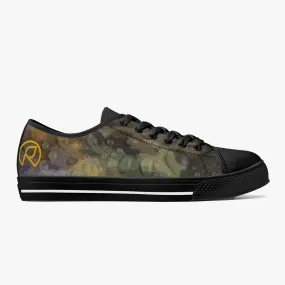 178. Rachvid Camouflage Classic Low-Top Canvas Shoes - White/Black