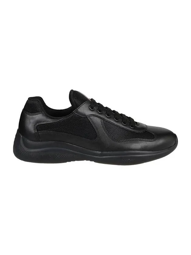 America's Cup Leather Low Top Sneakers Black