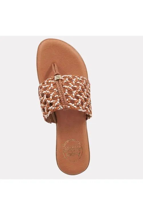 André Assous Nice Woven Featherweights ™ Woven Flip Flop Sandals | Cuero Multi