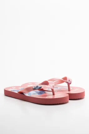 Angel And Stitch Flip Flop Pink