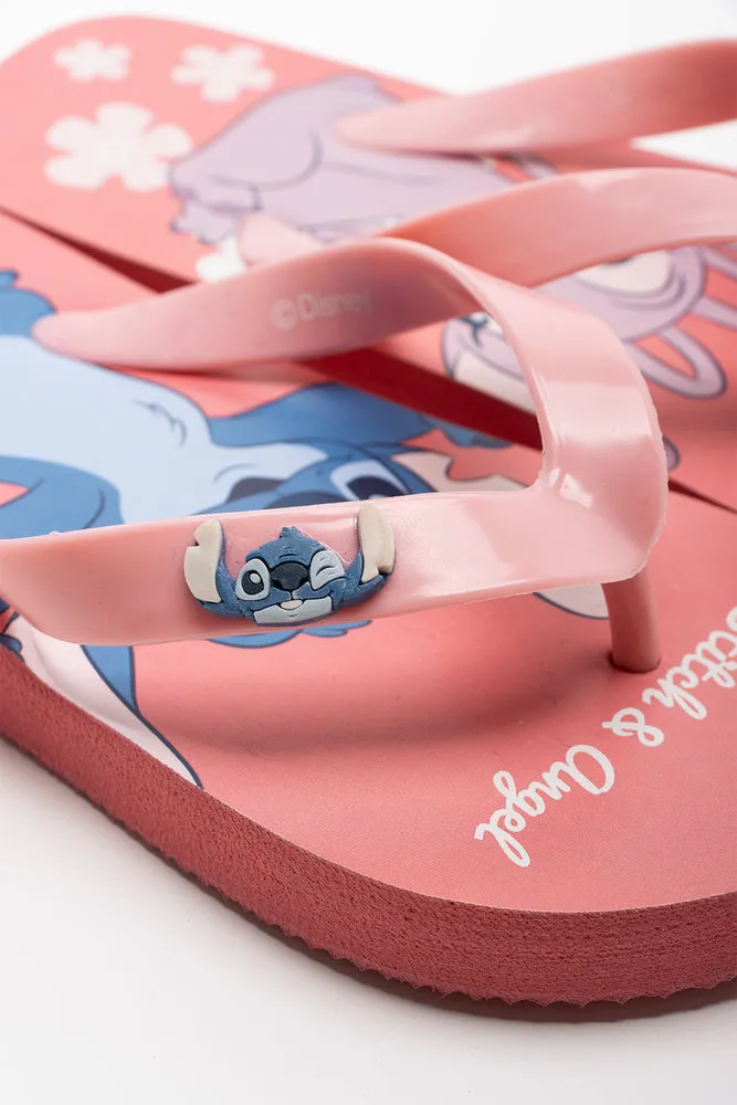 Angel And Stitch Flip Flop Pink