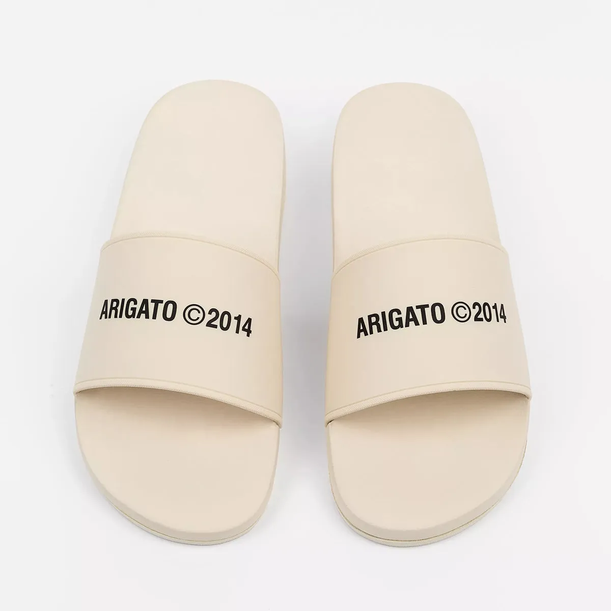 Axel Arigato - Logo Pool Sliders in Beige