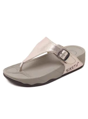 Beach Buckle Thick Bottom Flip-flops