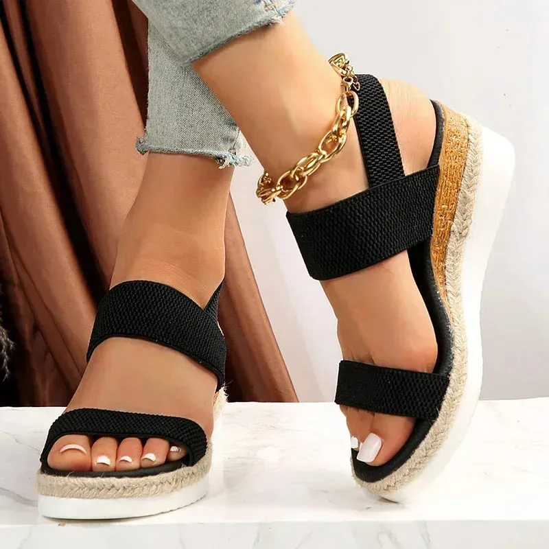 Beatrix - Comfortable Knitted Wedge Sandals for Women