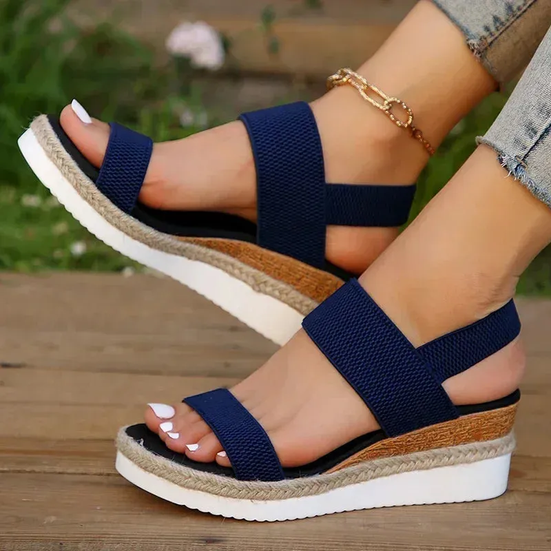 Beatrix - Comfortable Knitted Wedge Sandals for Women