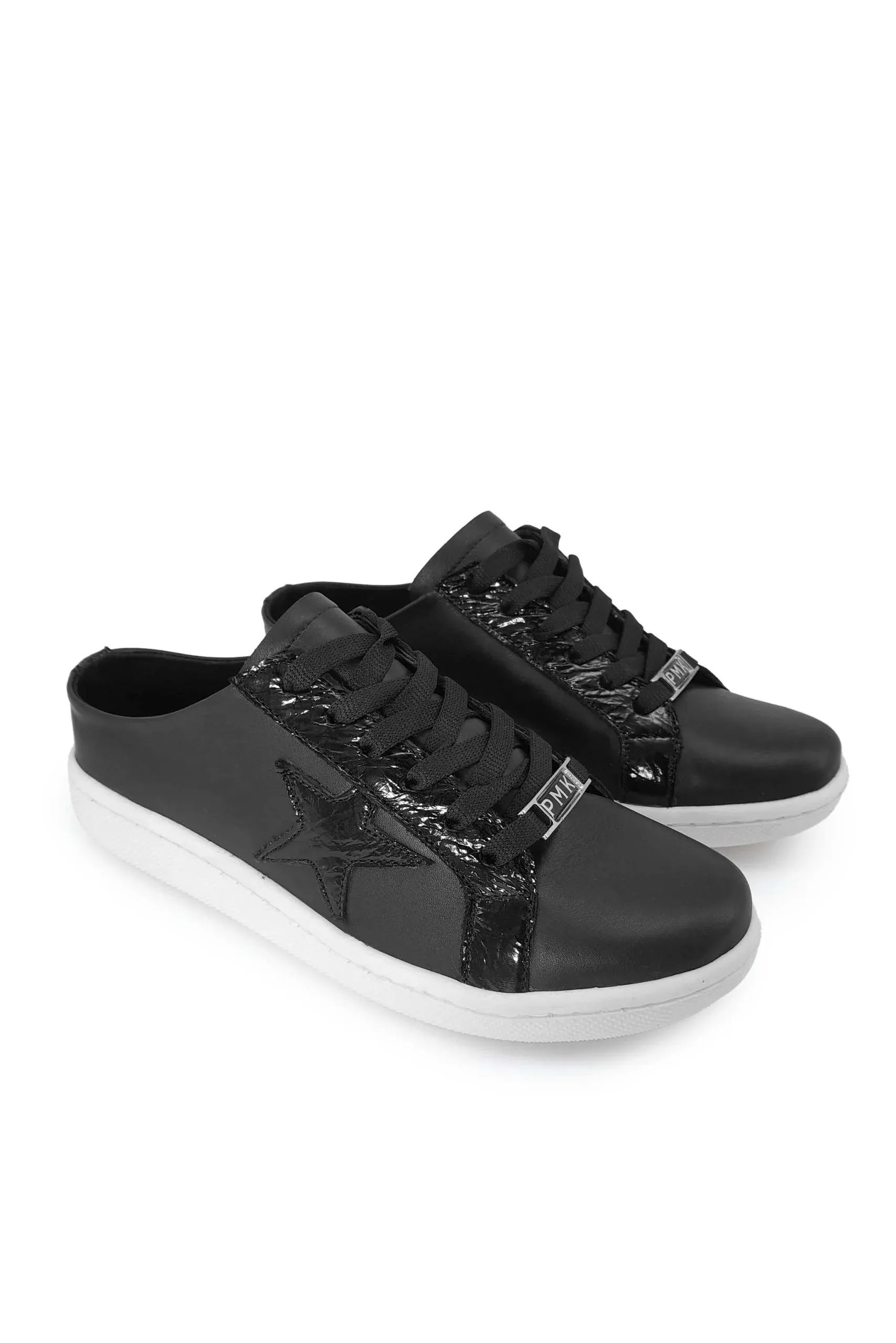 CB Star Mule Sneakers - Black Star/Black