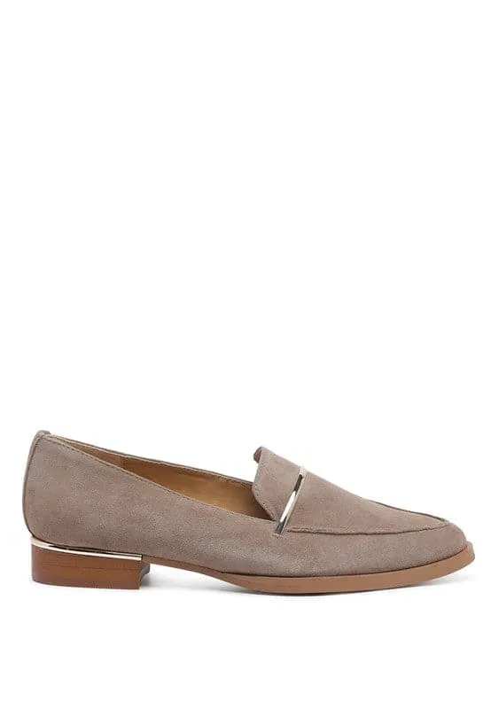 Easy On Suede Leather Loafers