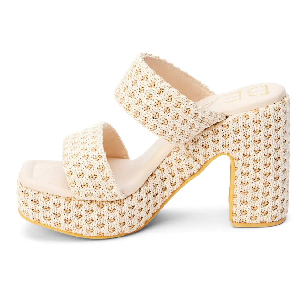 Gem Platform Block Heel Sandals