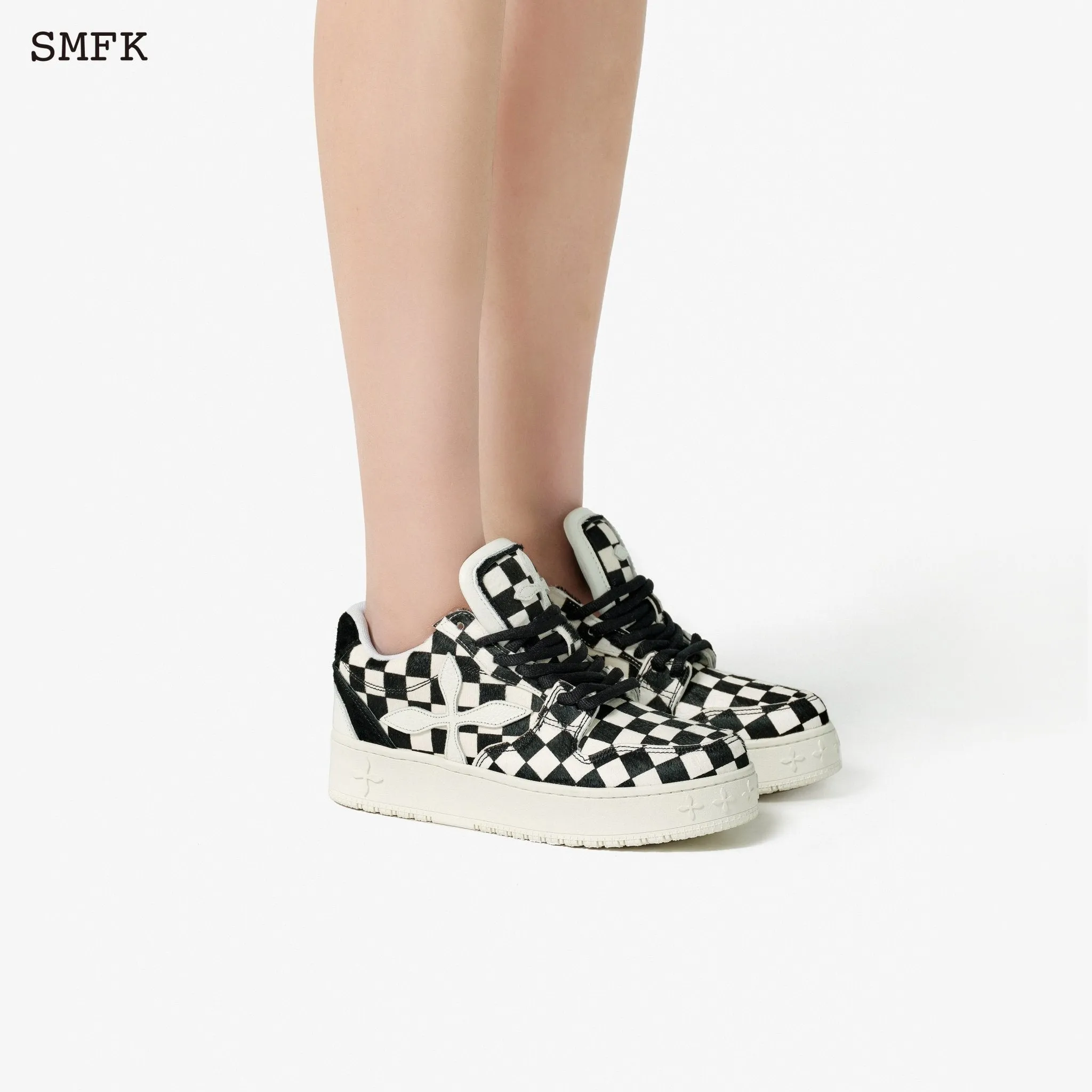 Grid Skater Sneakers