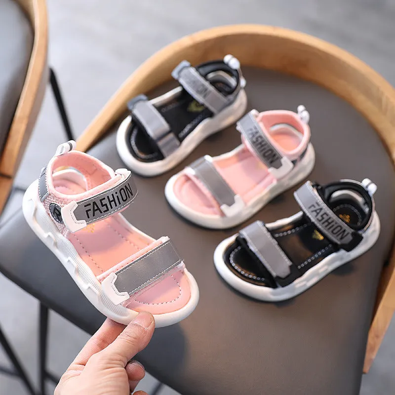 Kids Sandals Summer Girls Shoes Fashion Light Soft Flats Toddler Baby Girls Sandals