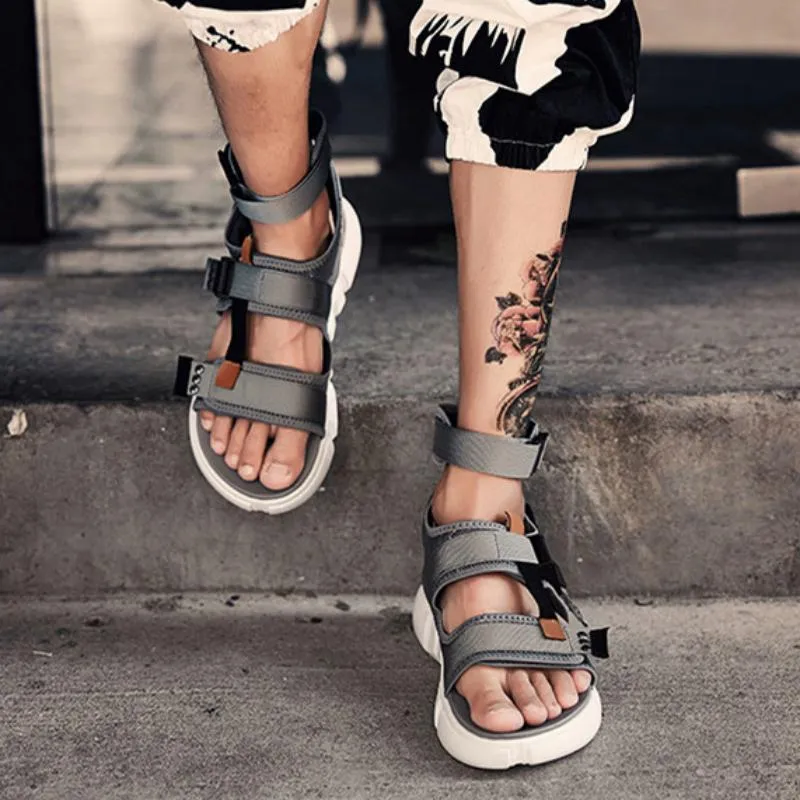 Men's Summer Canvas Platform Sandals