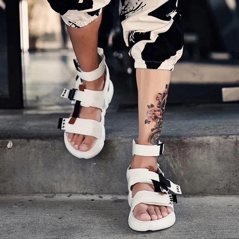 Men's Summer Canvas Platform Sandals