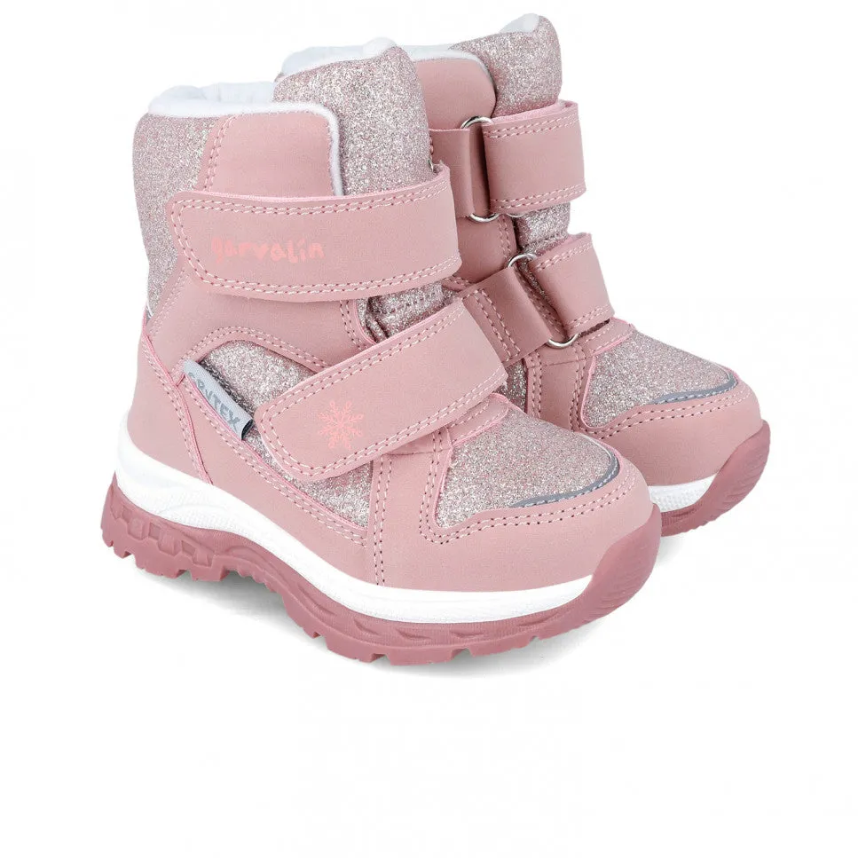 Pink glitter snow boot