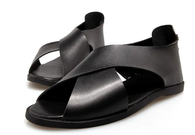 PU Leather High Quality Men's Sandals