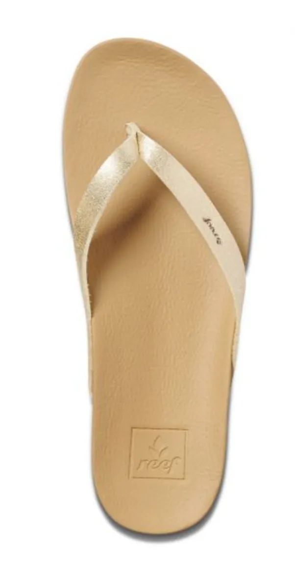 Reef Cushion Court Sandals Tan/Champagne