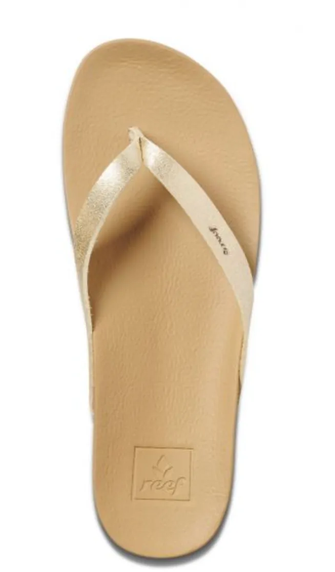 Reef Cushion Court Sandals Tan/Champagne