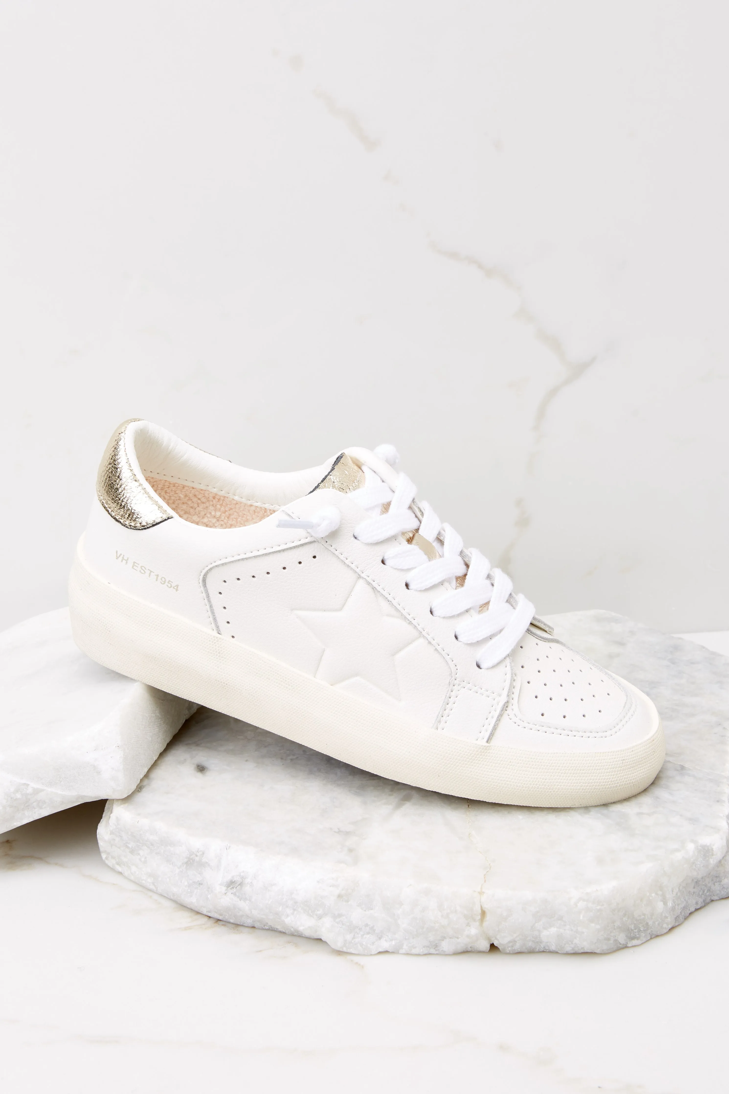 Reflex White Gold Sneakers