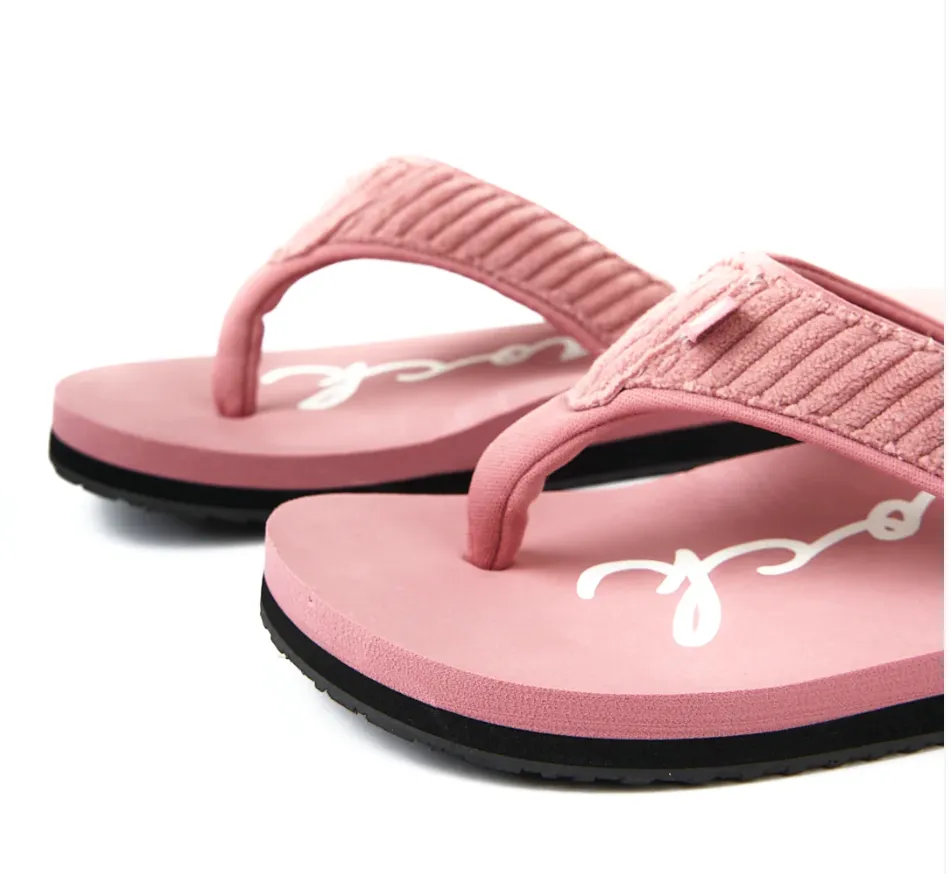 Saltrock Laguna - Womens Cord Flip Flops - Mid Pink