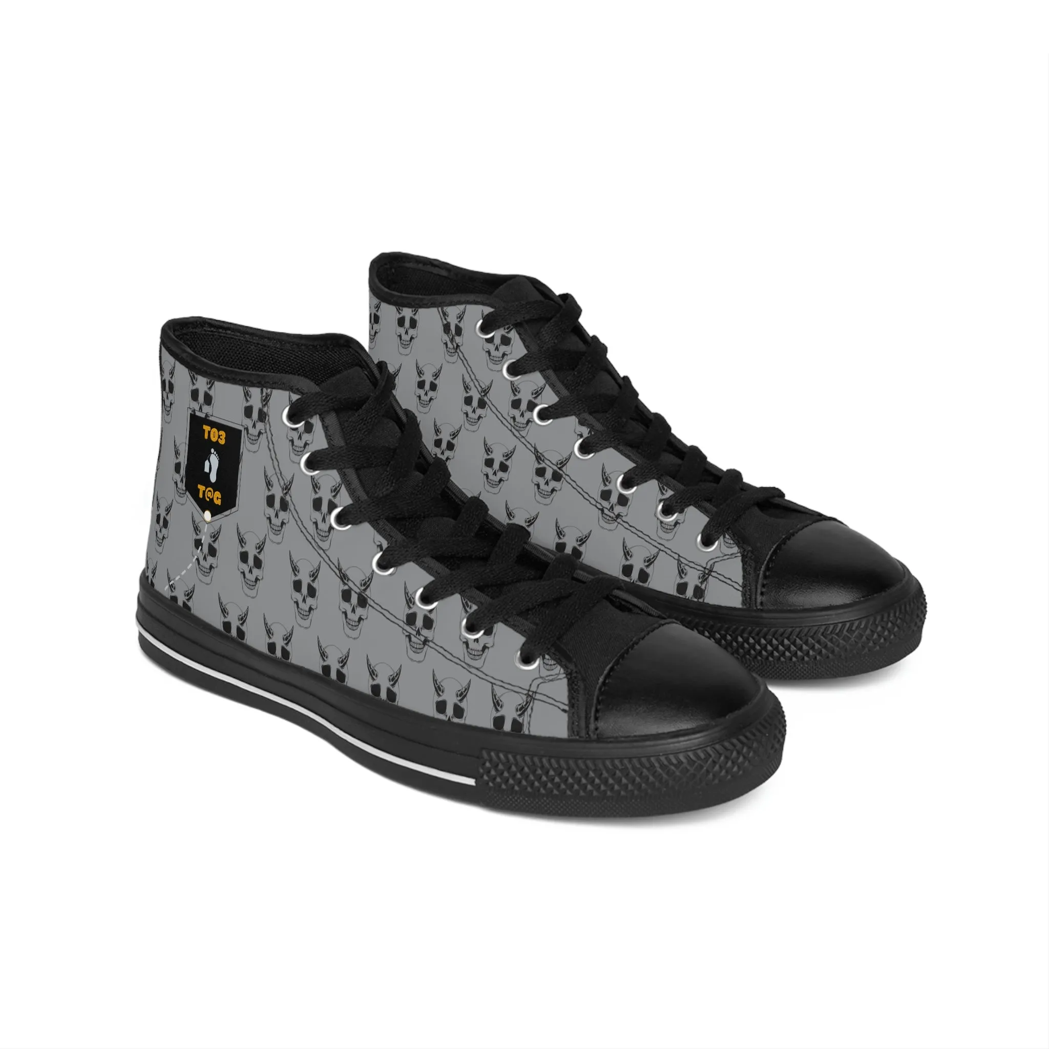 Toe Tag High-top Sneakers Demon Skull