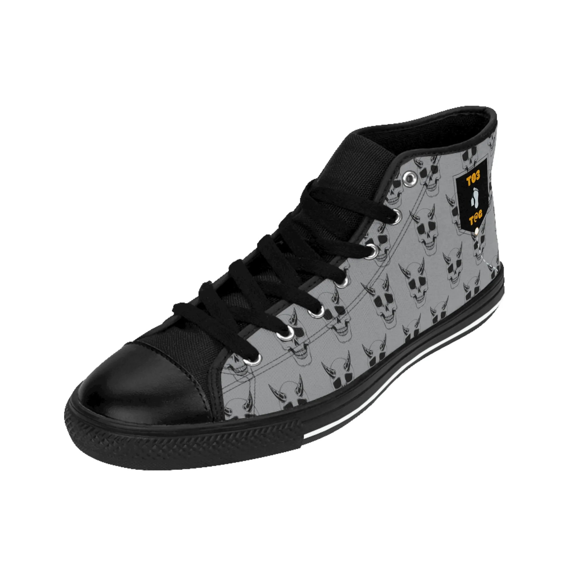 Toe Tag High-top Sneakers Demon Skull