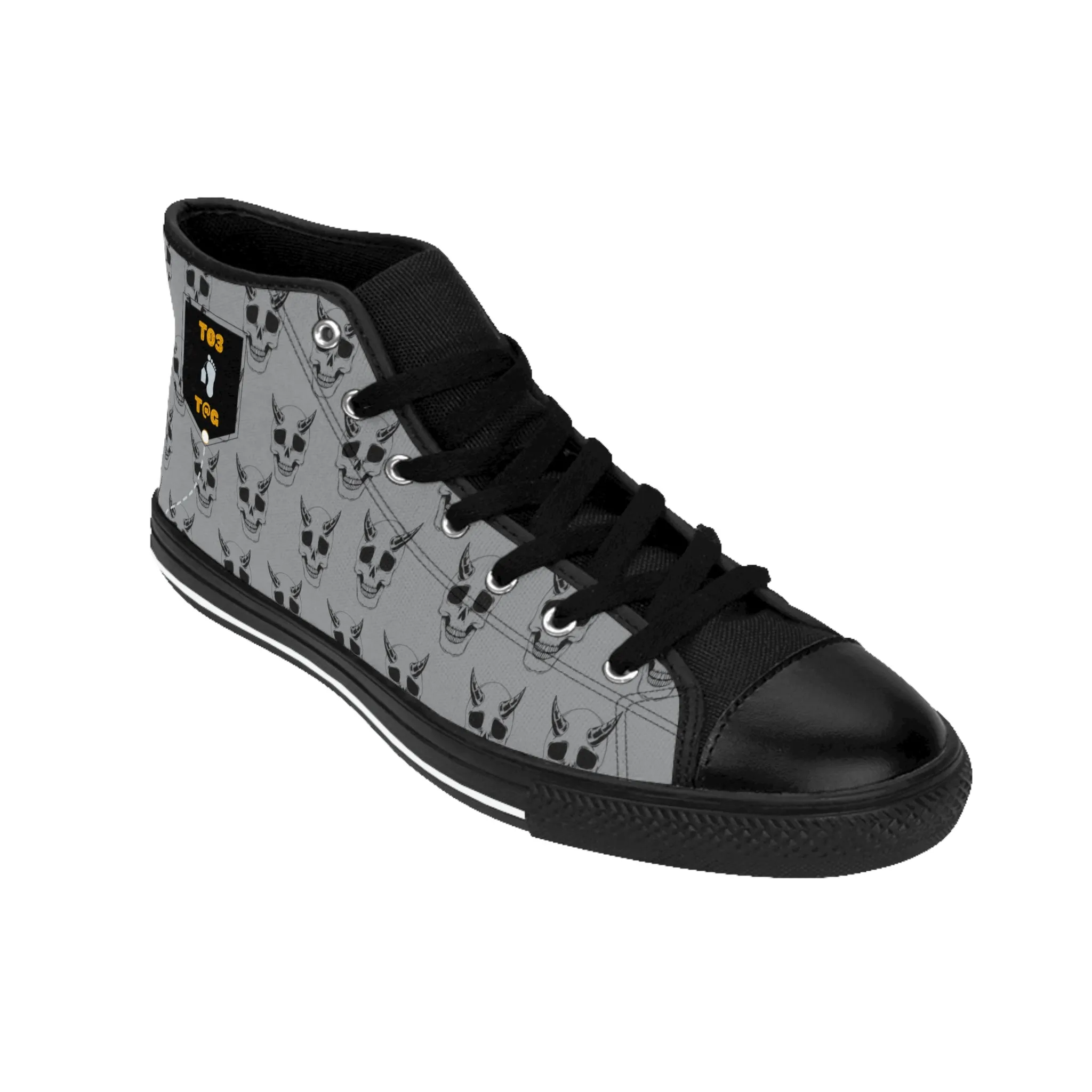 Toe Tag High-top Sneakers Demon Skull