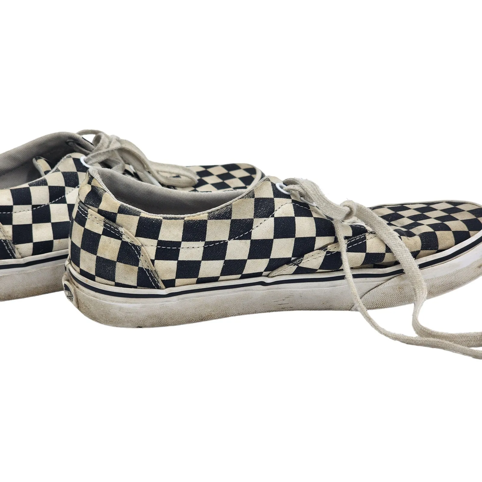 Vans Off The Wall Shoes Womens 8 Checkerboard Canvas Skater Low Top Sneakers