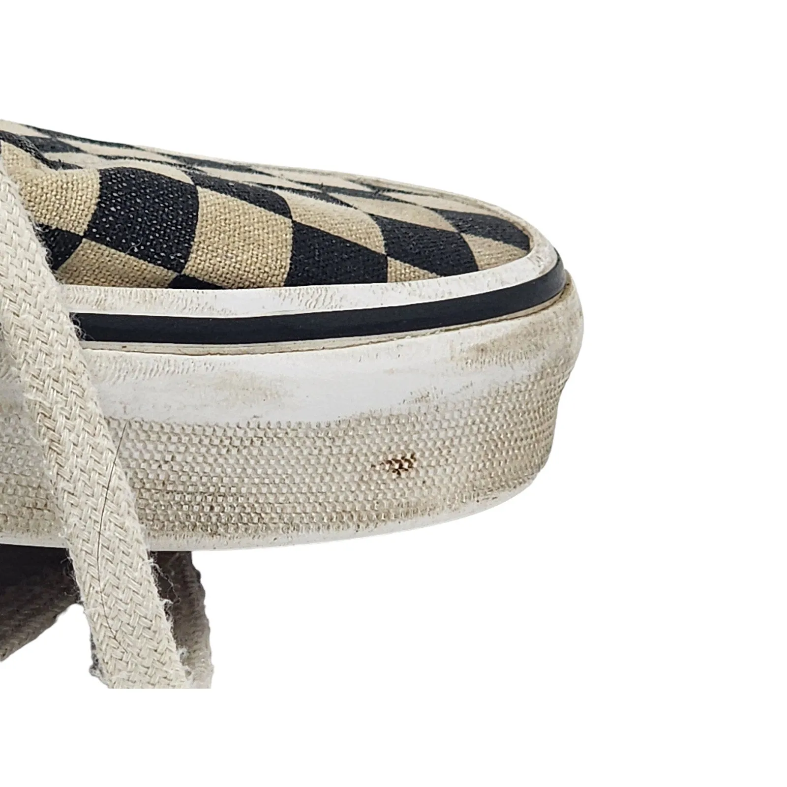 Vans Off The Wall Shoes Womens 8 Checkerboard Canvas Skater Low Top Sneakers