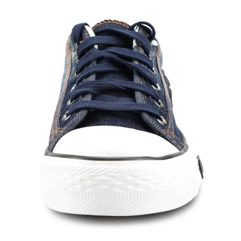 Women Denim Casual Lace Up Canvas Shoes