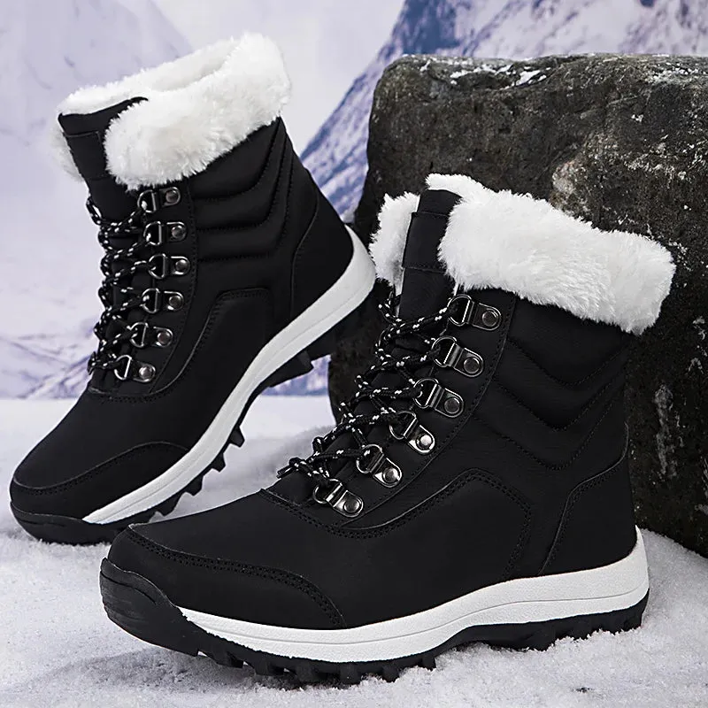 Women’s Outdoor Snow Boots | Warm, Waterproof Sneakers with Thick Sole