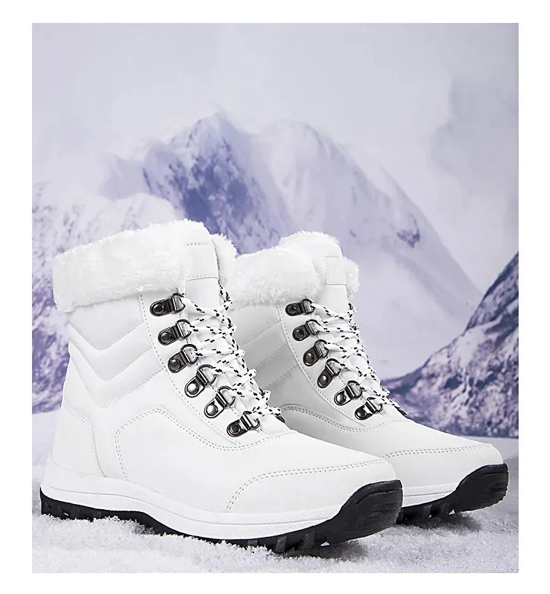 Women’s Outdoor Snow Boots | Warm, Waterproof Sneakers with Thick Sole