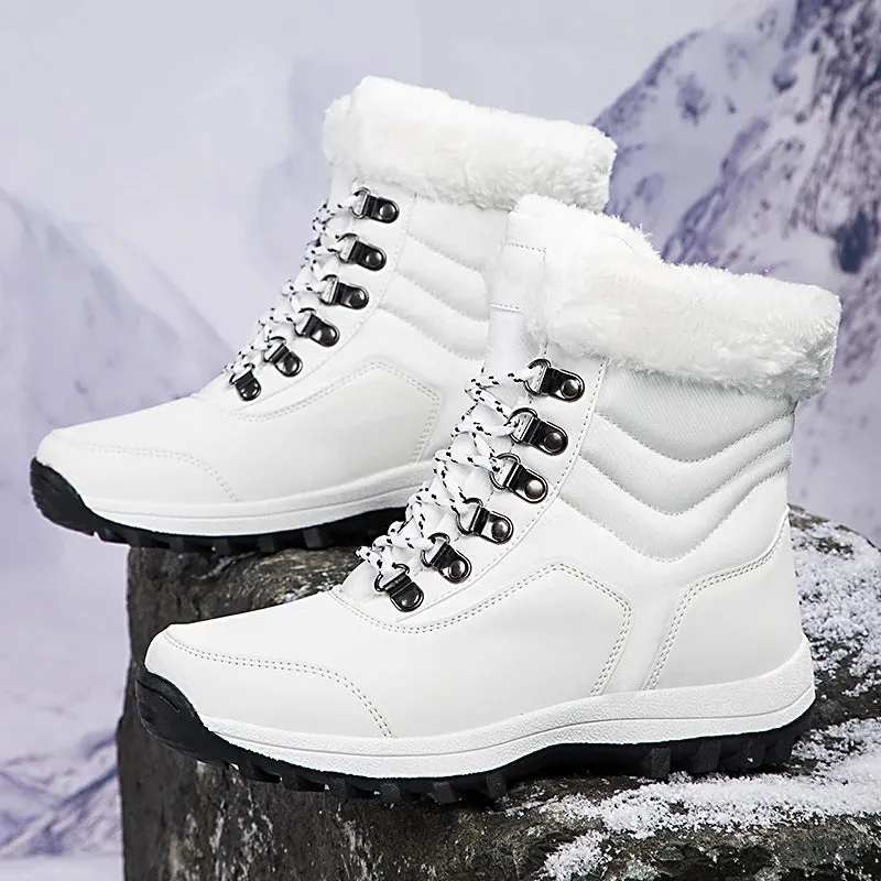 Women’s Outdoor Snow Boots | Warm, Waterproof Sneakers with Thick Sole